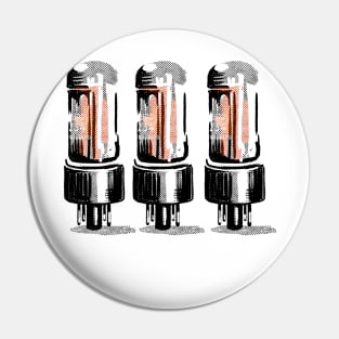 Amplifier rectifier tubes in vintage style Pin