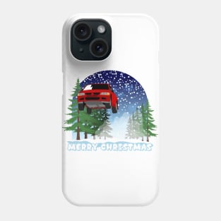 Lancer Evo Christmas Car Jump Phone Case