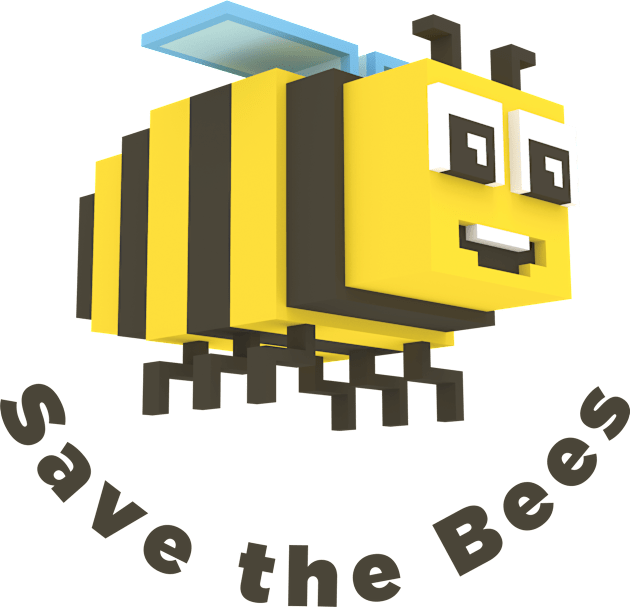 Save the Bees Kids T-Shirt by Pixel On Fire