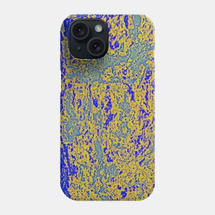 Pastel shades digital rock abstract Phone Case