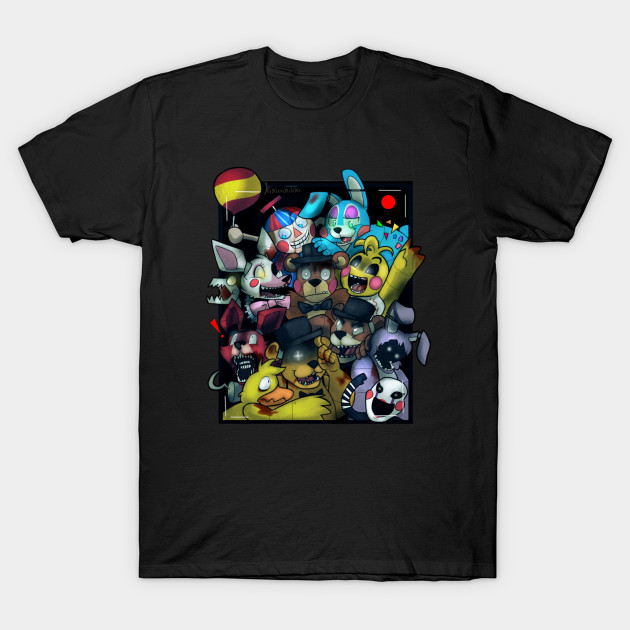 Five Nights At Freddy S 2 Fnaf2 T Shirt Teepublic - sog withhook five nights at freddy s 2 roblox t shirt