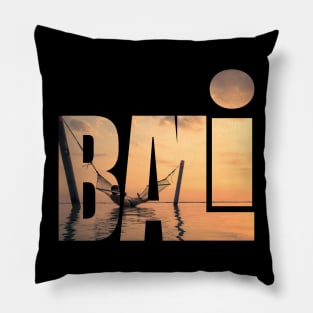 Bali Summer design Relax Beach Sunset Pillow