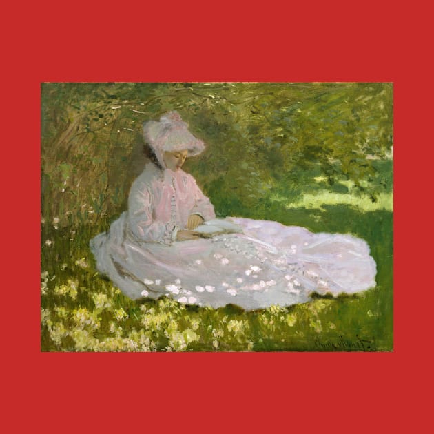 Springtime - Claude Monet by KargacinArt