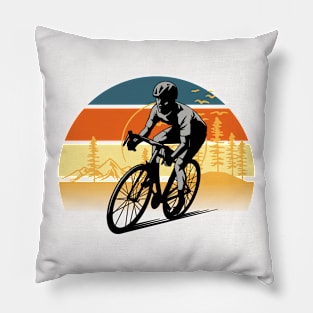 Cycling in the Mountain / cycling Pillow