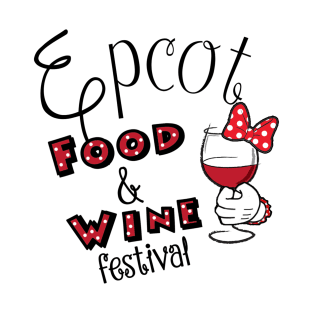 Epcot Food and Wine Festival Minnie Mouse T-Shirt