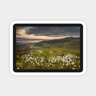 Glyn Tarell from Craig Cerrig-gleisiad with Pen y Fan and Corn Du, Brecon Beacons National Park, Wales Magnet