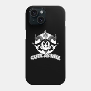 Spooky Cute as Hell Retro Blackcraft old 30s Cartoon Balckcraft Phone Case