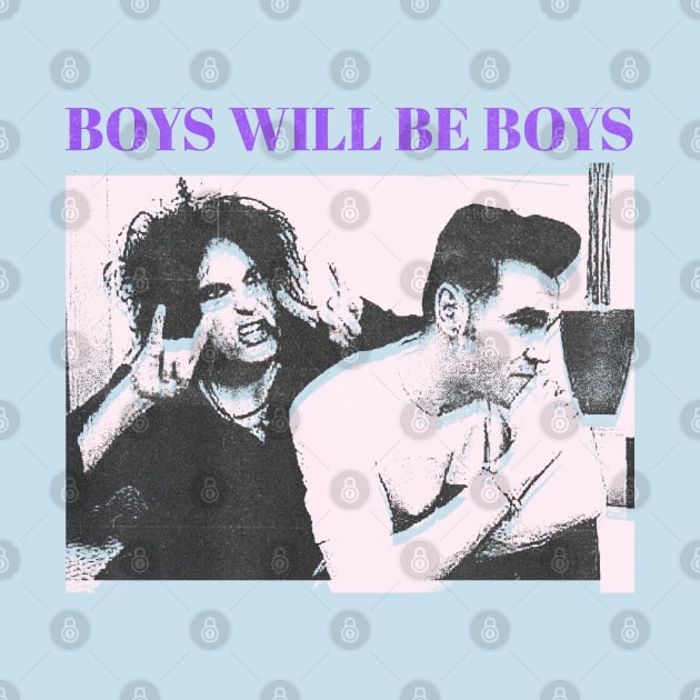 boys will be boys vintage art by psninetynine