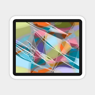 Fly Away -- abstract art Magnet