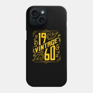 60th birthday gifts for men and women 1960 gift 60 years old Phone Case