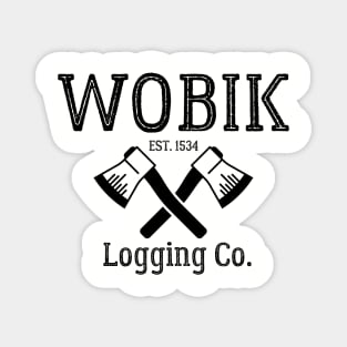 Wobik Logging Company Magnet