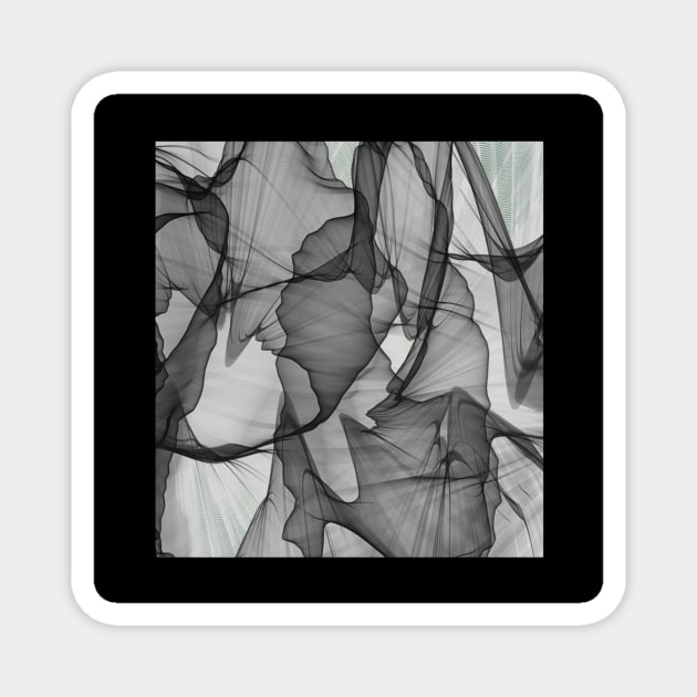 Black and white Magnet by daengdesign66
