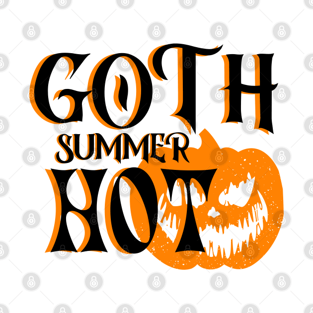 Hot Goth Summer-Horror Smiling Pumpkin by Whisky1111