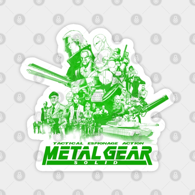 Metal Gear Solid (Green Shade Version) Magnet by CoolDojoBro