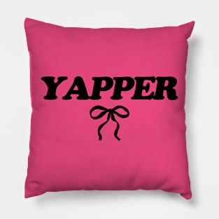 Yapper Y2k Tee, Y2K Slogan Shirt, Coquette Aesthetic Pillow