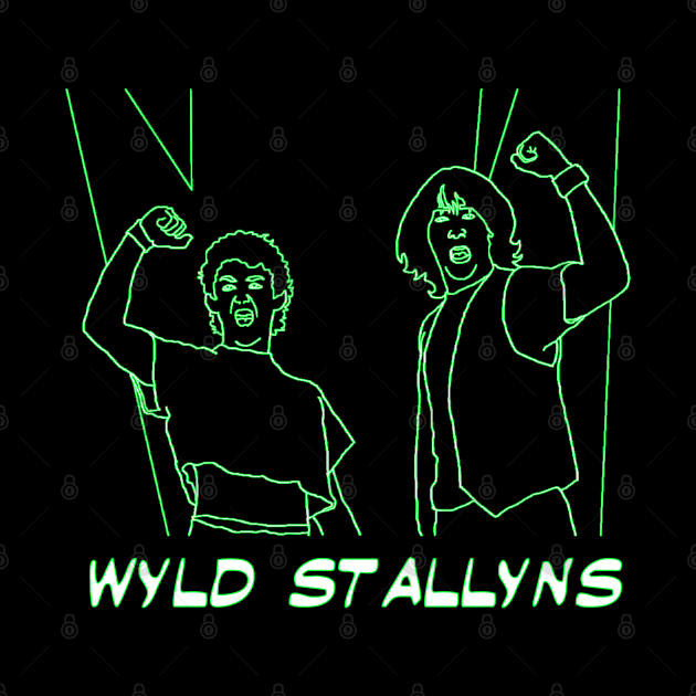 Neon Wyld Stallyns Bill and Ted movie band by Blaze_Belushi