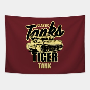 Tiger Tank Tapestry