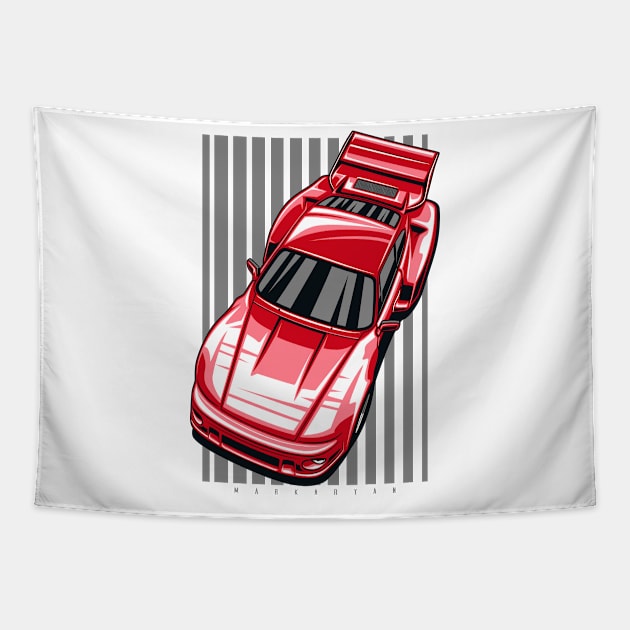 935 Racing car Tapestry by Markaryan