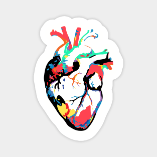 Colourful Heart Magnet