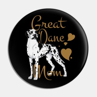 Harlequin Great Dane Mom, Original Digital Illustration, The Perfect Gift For Mom! Pin