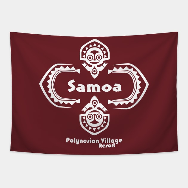 Polynesian Village Resort Samoa Tapestry by Lunamis