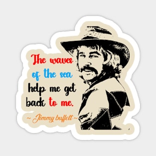 Jimmy buffett t-shirt Magnet