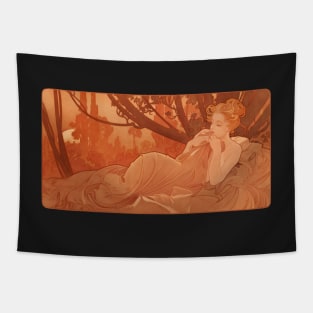 Dusk by Mucha Tapestry