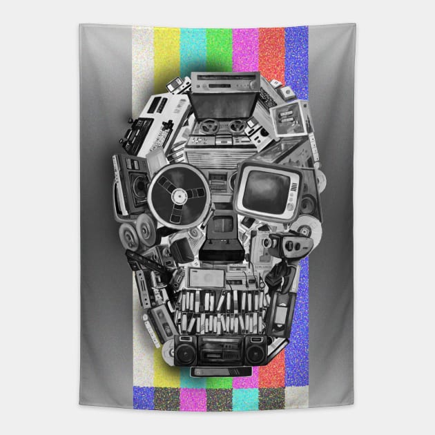 skull Tapestry by BekimART