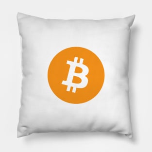 Bitcoin Logo Pillow