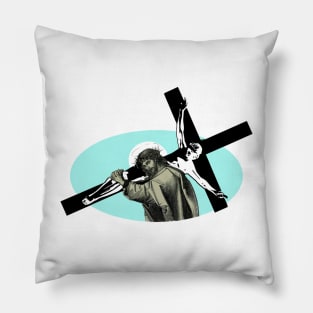 Jesus Christ carrying the cross Pillow