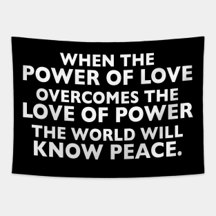 POWER OF LOVE Tapestry