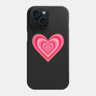 Cherry Red Expanding Hearts Phone Case