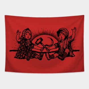 Communist Kids Tapestry