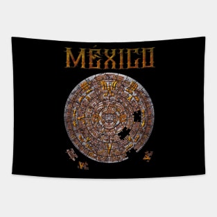 Aztec Calendar Puzzle Tapestry