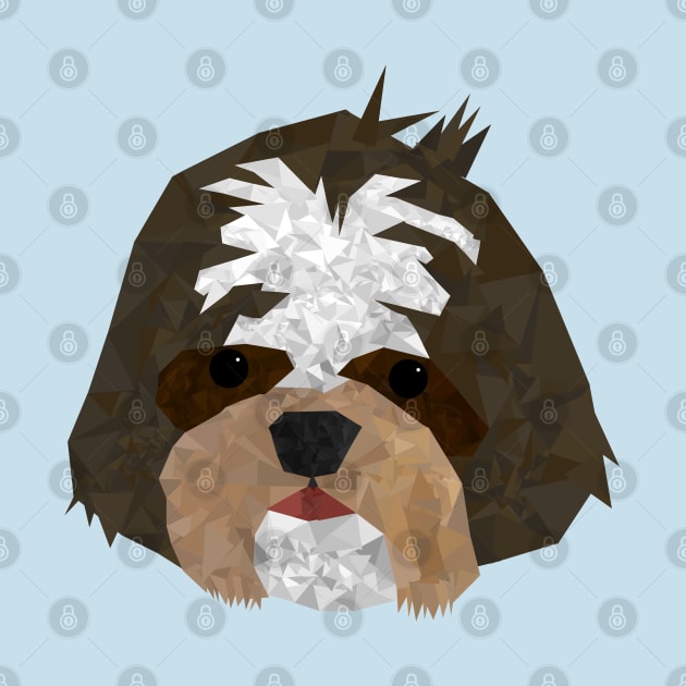 Geometric Shih Tzu by Geometrico22