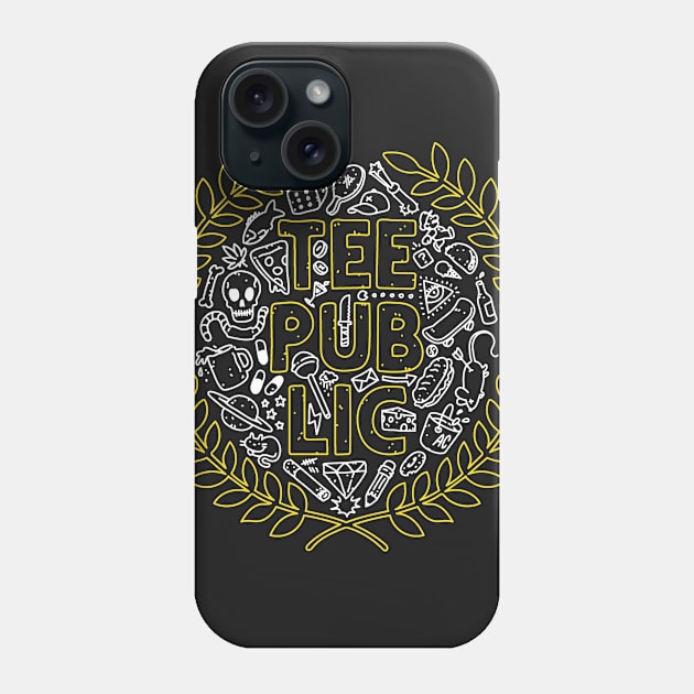 TeePublic Crest Phone Case by Jerzy