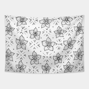 Cherry Blossom Pattern -- art with movement, vacation, flowers Tapestry