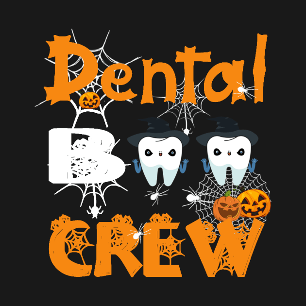 Dental Boo Crew Funny Dentist Halloween Costume by jordanfaulkner02