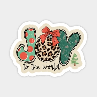 Joy To The World Christmas Magnet