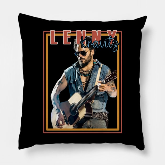 Strut in Style Kravitz's Iconic Aura Infused into Fashion Pillow by HOuseColorFULL