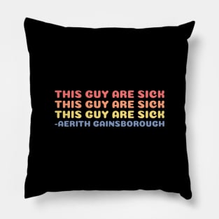 Final Fantasy 7 Aerith Gainsborough Quote Pillow