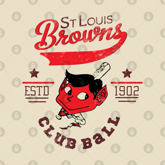 Defunct St Louis Browns Baseball Team by Nostalgia Avenue