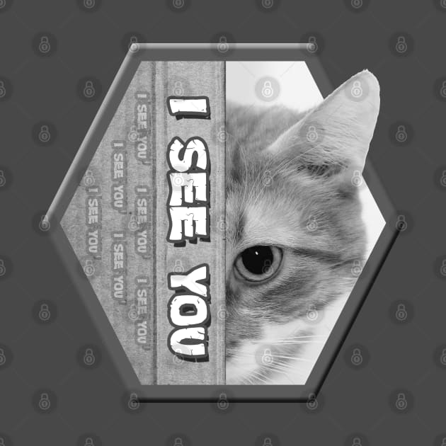 I See You - A Cat Lover Design by tatzkirosales-shirt-store