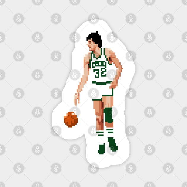 Kevin McHale Pixel Dribble Magnet by qiangdade