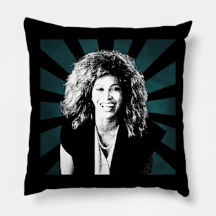 Tina Turner II Retro Pixel II 70s Pillow