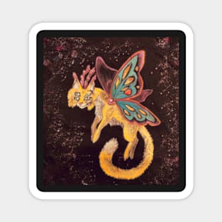 Fairy cat dragon Magnet