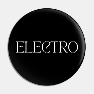 Electro logo Pin