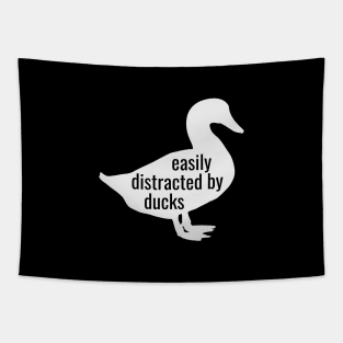 Easily Distracted By Ducks Tapestry