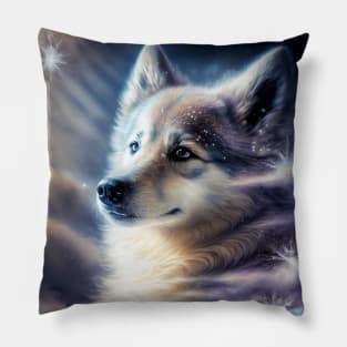 Tamaskan Wolfdog Angel Pillow