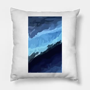 Abstract Art chemical colors Pillow